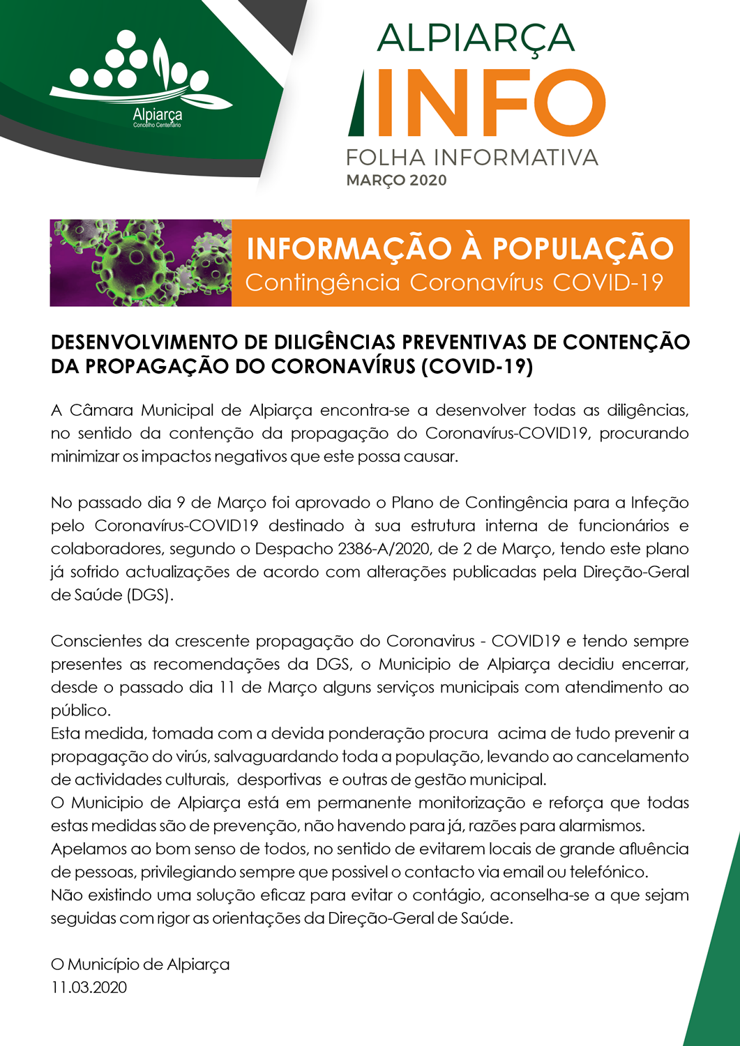 Contingência Coronavírus (COVID-19) Contingência Coronavírus (COVID-19)