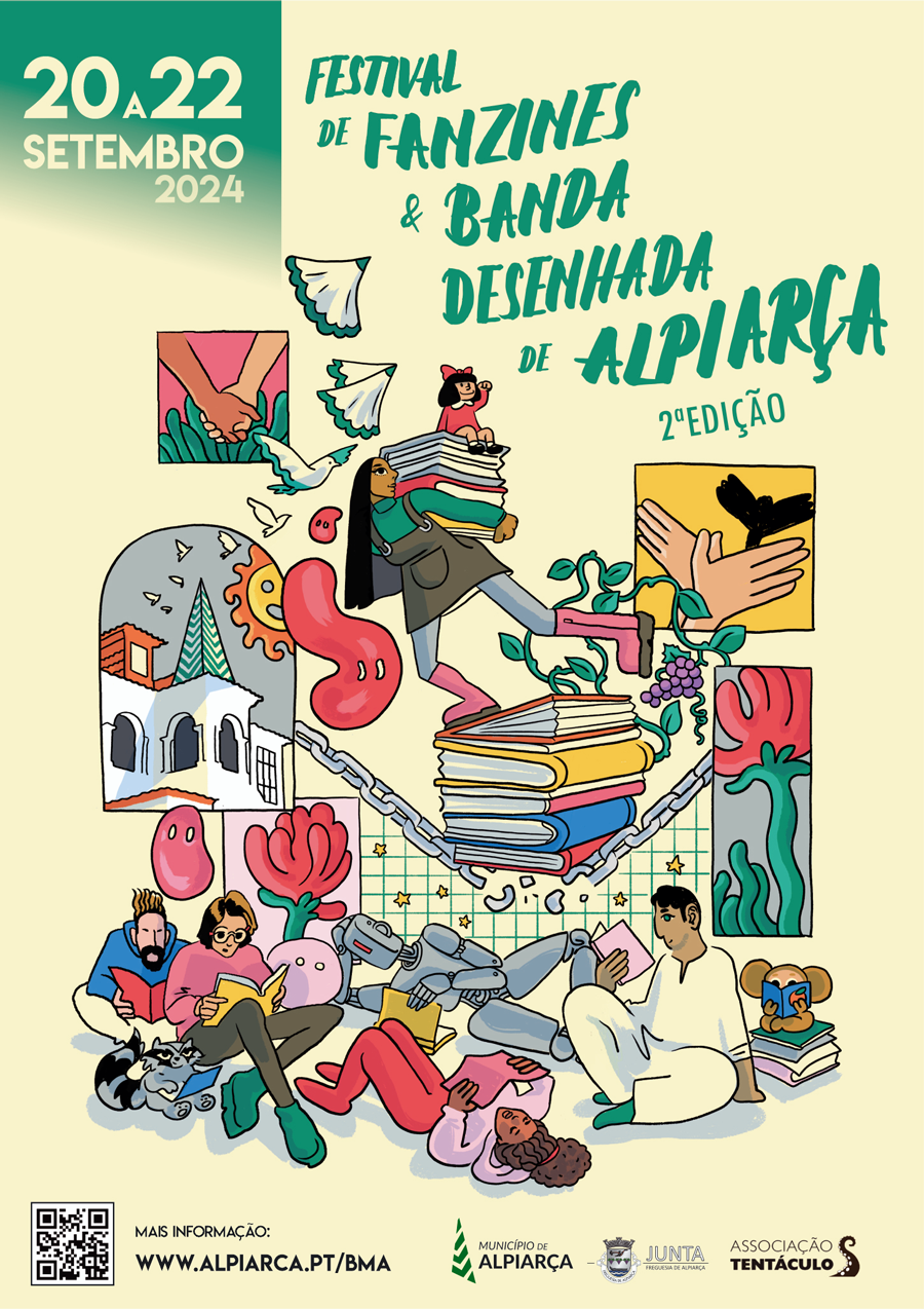 Cartaz - Festival de Fanzines e Banda Desenhada de Alpiarça - 2ª Edição Cartaz - Festival de Fanzines e Banda Desenhada de Alpiarça - 2ª Edição