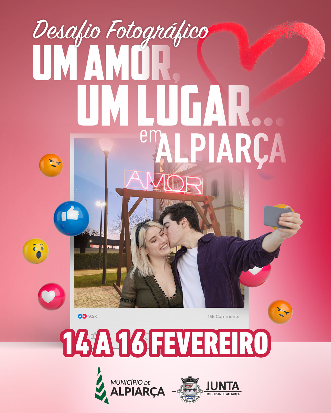 Desafio Dia dos Namorados 2025 "Um Amor, um Lugar...em Alpiarça"