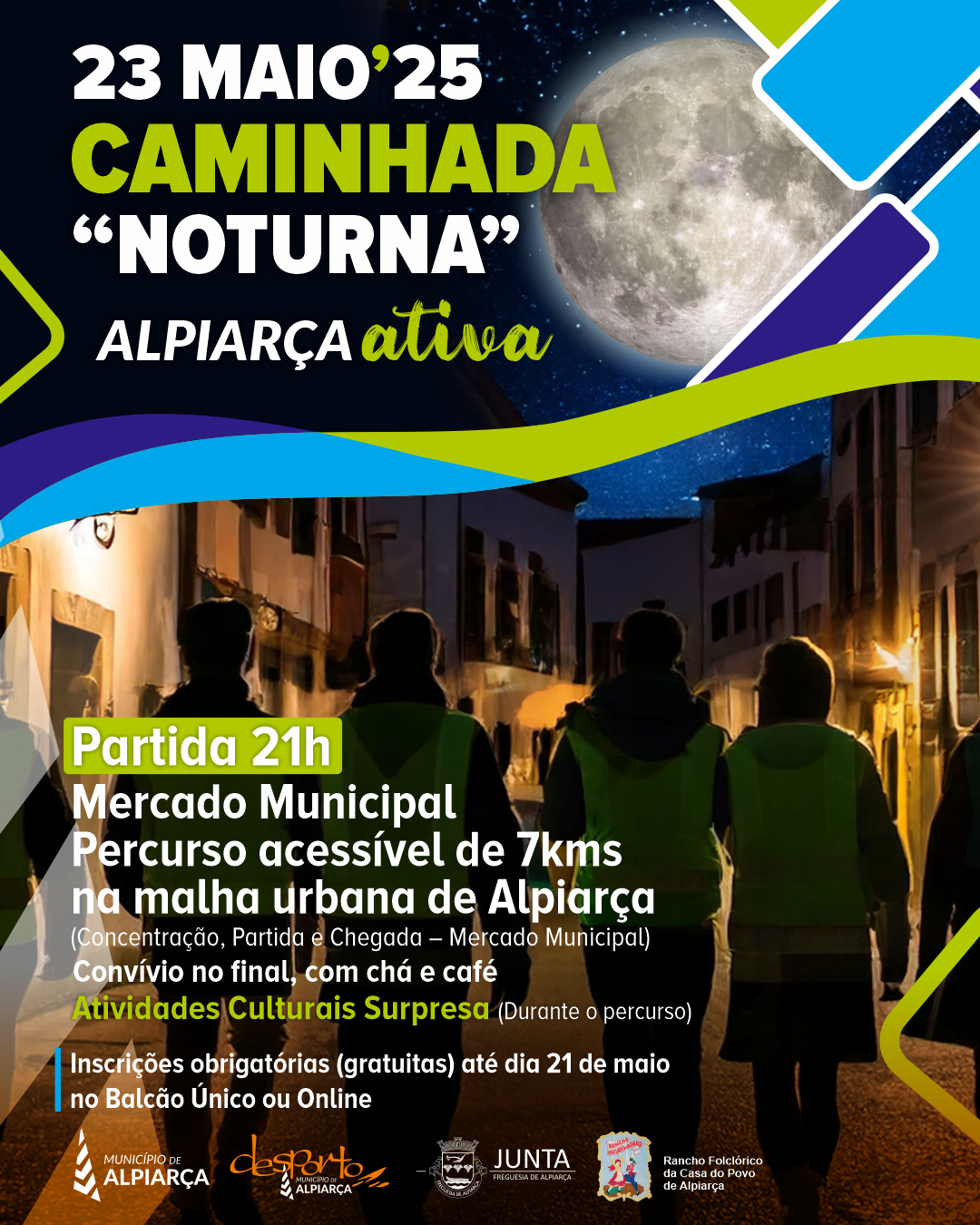Caminhada Noturna – Alpiarça 23 Maio 2025