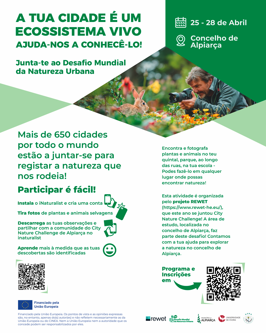 Desafio - City Nature Challange 2025 -Alpiarça