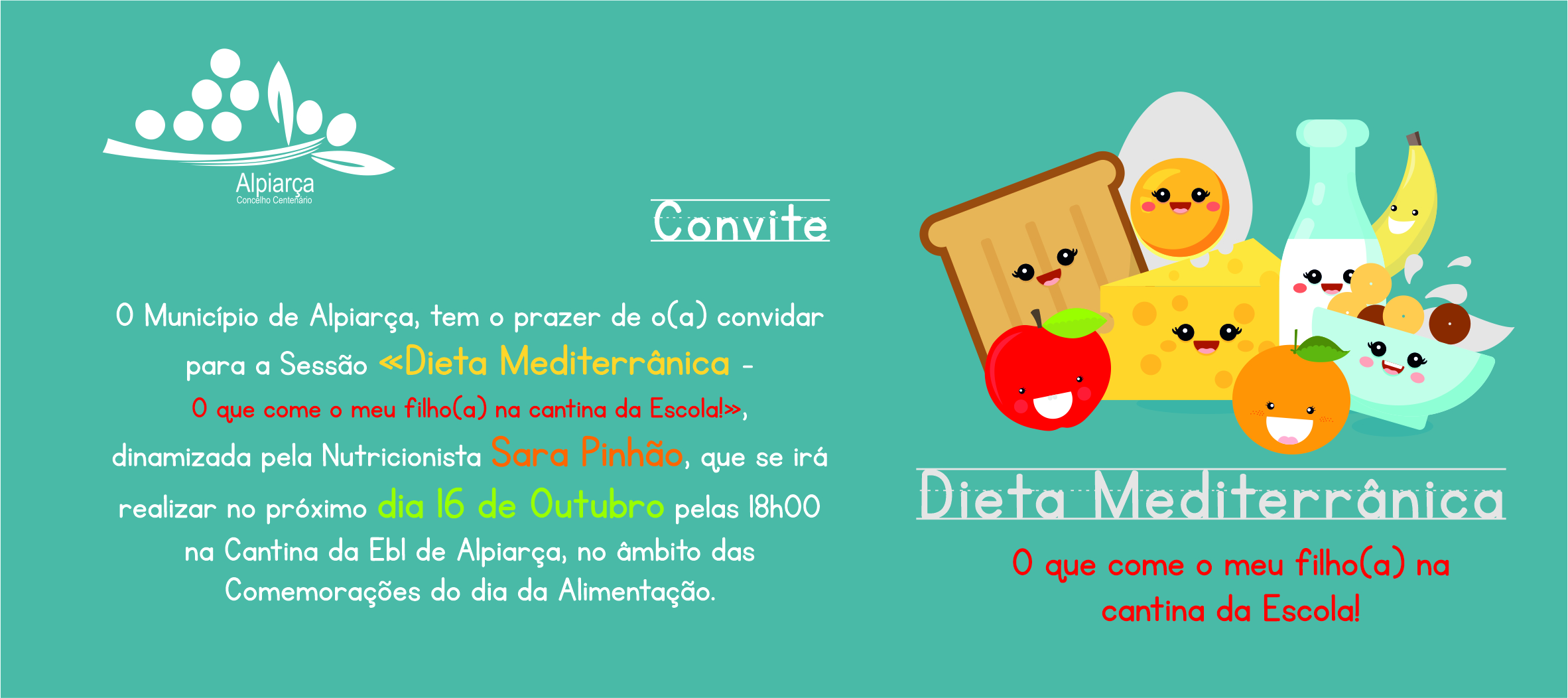 Convite - Dia Mundial da Alimentação