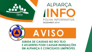 AVISO! Subida de caudais no Rio Tejo e afluentes