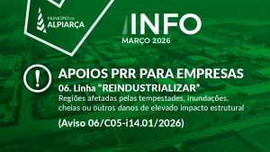 Município de Alpiarça – Informação a empresas locais – Aviso apoios PRR