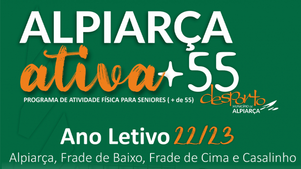 ALPIARÇA ATIVA | PROGRAMA DE ATIVIDADE FÍSICA PARA SÉNIORES (+55)