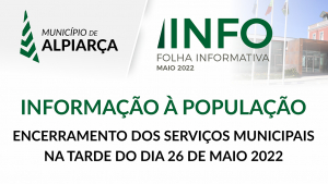 ALPIARÇA | INFORMAÇÃO À POPULAÇÃO