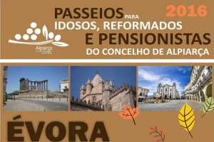 PASSEIO PARA IDOSOS E REFORMADOS DO CONCELHO DE ALPIARÇA - 2016