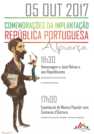 Comemorações do 5 de Outubro de 2017 em Alpiarça