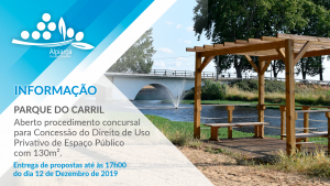 Parque do Carril - Aberto procedimento concursal