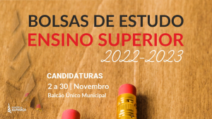 BOLSAS DE ESTUDO – ENSINO SUPERIOR 2022/2023
