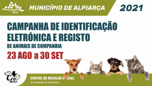 CRO-ALPIARÇA | CAMPANHA GRATUITA DE IDENTIFICAÇÃO ELETRÓNICA E REGISTO DE ANIMAIS DE COMPANHIA 2021