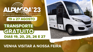 TRANSPORTES GRATUITOS PARA A FEIRA ALPIAGRA  – CONCELHO DE ALPIARÇA